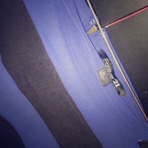 Authentic Forever21 Black & Blue Mini Skirt